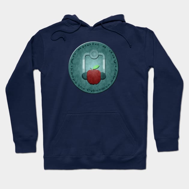 Apple Cyberman Hoodie by scoffin